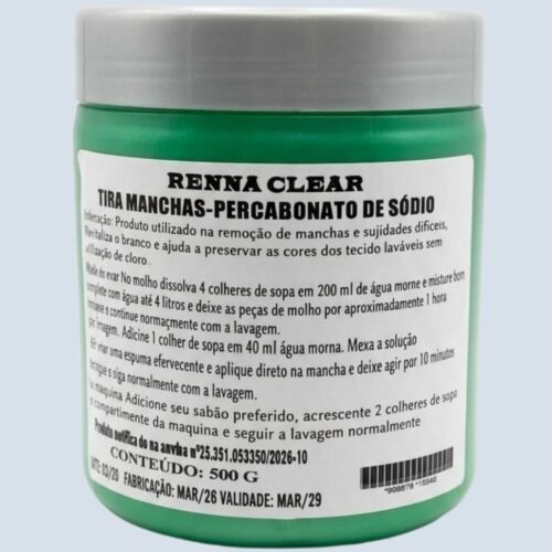 Tira Manchas RENNA CLEAR – Percarbonato de Sódio - 500g