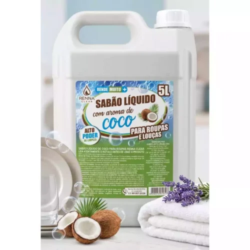 Sabão Líquido de Coco 2 em 1 - 5L